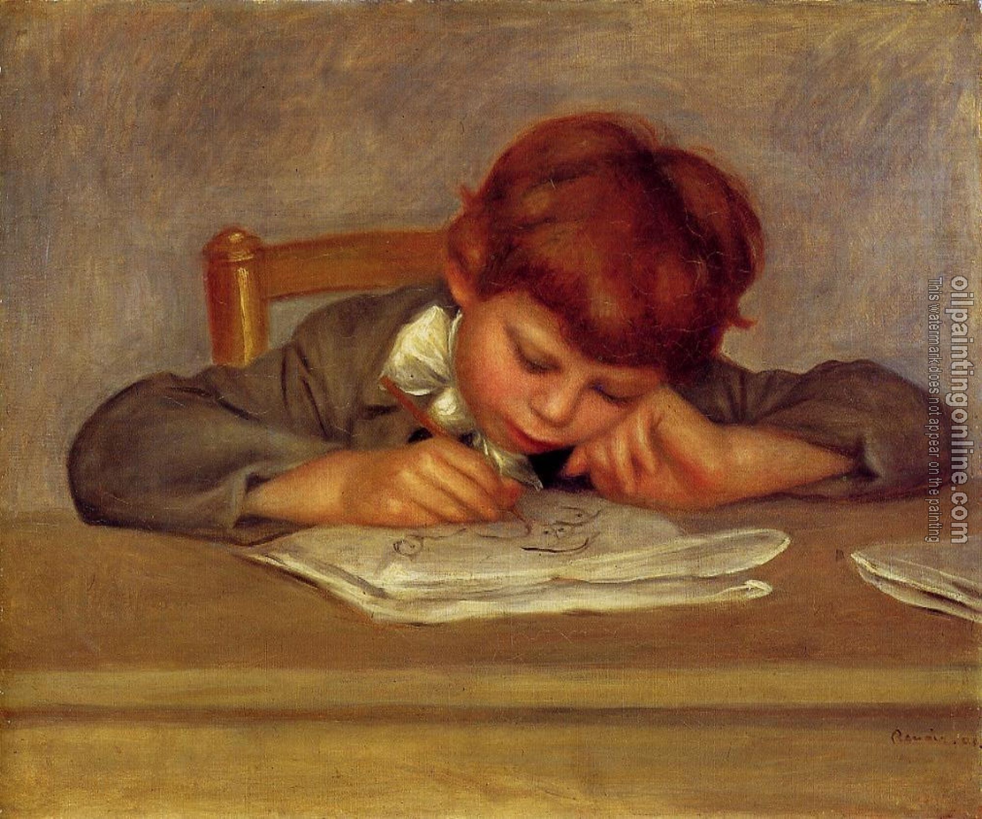 Renoir, Pierre Auguste - Jean Renoir Reading